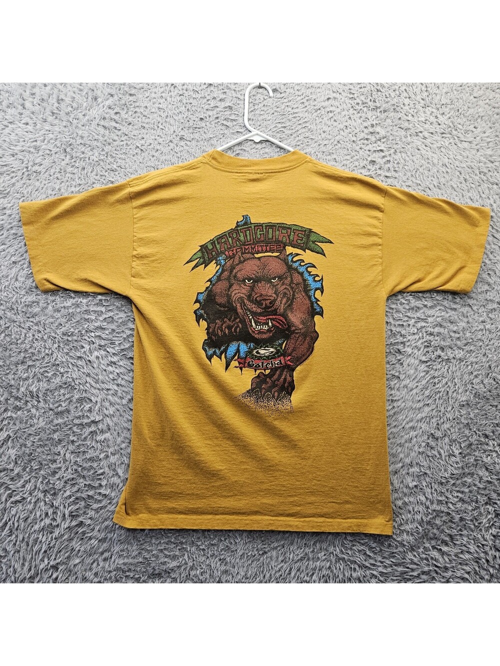 Gotcha Vintage 90s T Shirt Hardcore Committee Men Large Single Stitch Skateboard